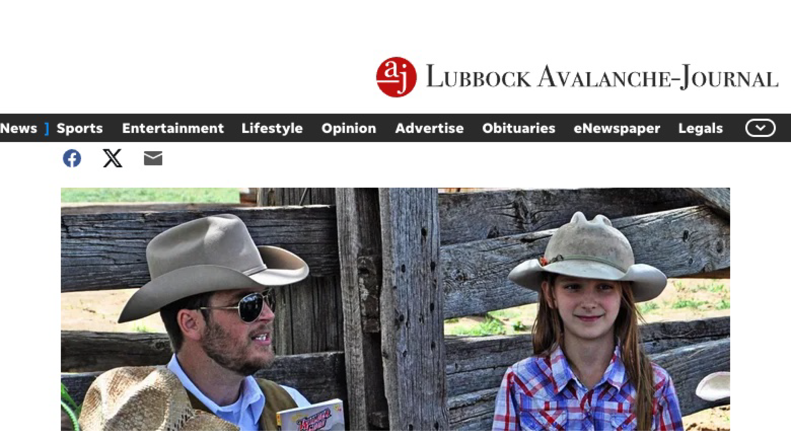 Roping in Honors – Lubbock Avalanche Journal